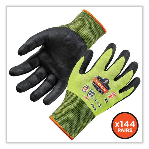 Proflex 7022-case Ansi A2 Coated Cr Gloves Dsx, Lime, X-large, 144 Pairs/carton, Ships In 1-3 Business Days - Image 2