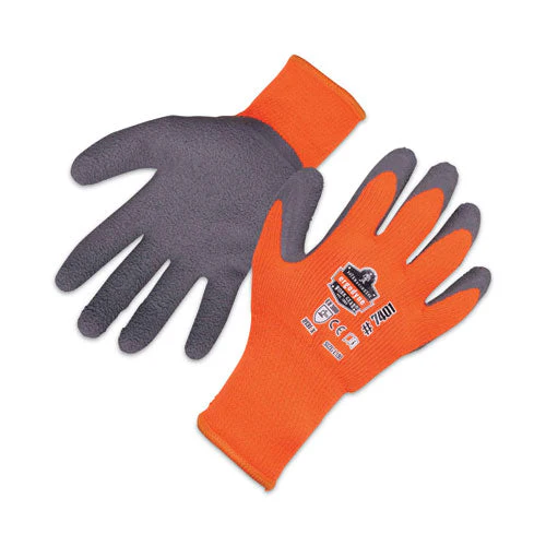 Proflex 7401 Coated Lightweight Winter Gloves, Orange, Large, 144 Pairs, Ships In 1-3 Business Days - Image 1