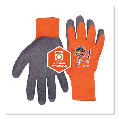 Proflex 7401-case Coated Lightweight Winter Gloves, Orange, X-large, 144 Pairs/carton, Ships In 1-3 Business Days - Image 2