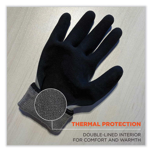 Proflex 7501-case Coated Waterproof Winter Gloves, Gray, X-large, 144 Pairs/carton, Ships In 1-3 Business Days - Image 3