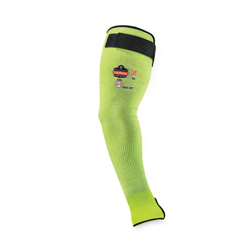 Proflex 7941-pr Cr Protective Arm Sleeve, 22", Lime, Pair, Ships In 1-3 Business Days - Image 1