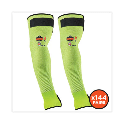 Proflex 7941-pr Cr Protective Arm Sleeve, 18", Lime, 144 Pairs/carton, Ships In 1-3 Business Days - Image 2