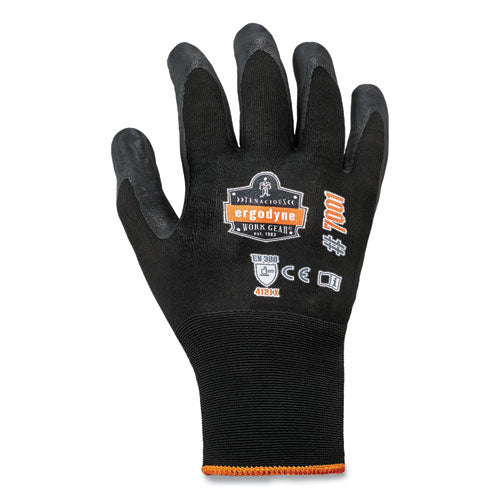 Proflex 7001 Nitrile-coated Gloves, Black, X-large, Pair, Ships In 1-3 Business Days - Image 1