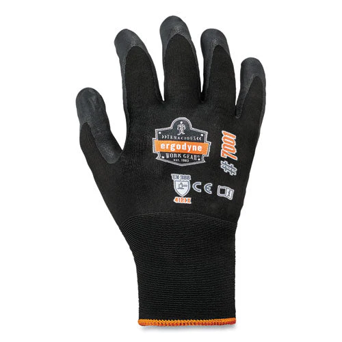 Proflex 7001 Nitrile-coated Gloves, Black, 2x-large, Pair, Ships In 1-3 Business Days - Image 1