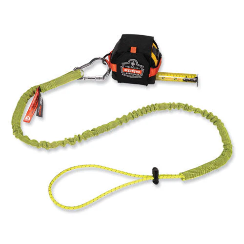 Squids 3100 Lanyard W/aluminum Carabiner + Cinch-loop, 10 Lb Max Work Capacity, 42" To 54", Lime, Ships In 1-3 Business Days - Image 3