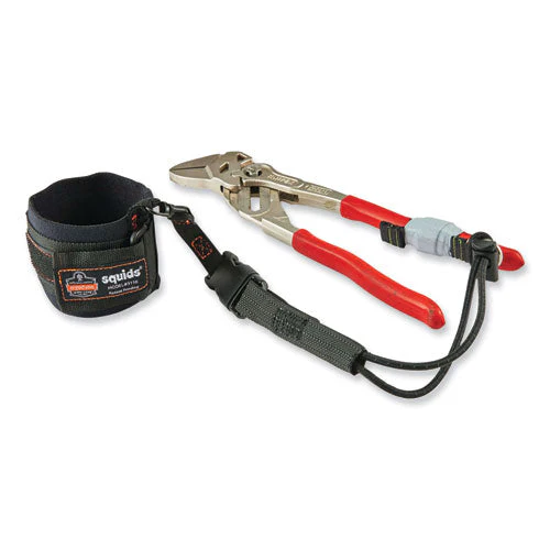 Squids 3116 Pull-on Wrist Lanyard With Buckle, 3 Lb Max Working Capacity, 7.5" Long, Black, Ships In 1-3 Business Days - Image 2
