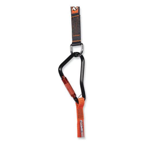 Squids 3148 Tool Lanyard W/xl Carabiner+threaded Loop, 80 Lb Max Work Capacity, 76", Orange/black, Ships In 1-3 Business Days - Image 3