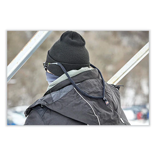 Skullerz 3200 Cotton Eyewear Lanyard, 14" Long, Black, Ships In 1-3 Business Days - Image 2