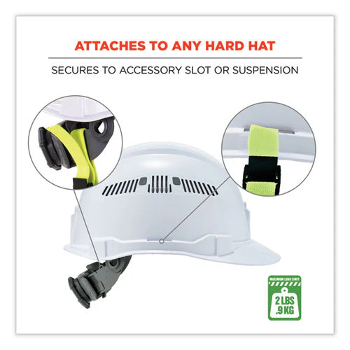 Squids 3155 Elastic Lanyard With Clamp, 2 Lb Max Working Capacity, 18" To 48" Long, Lime, Ships In 1-3 Business Days - Image 2