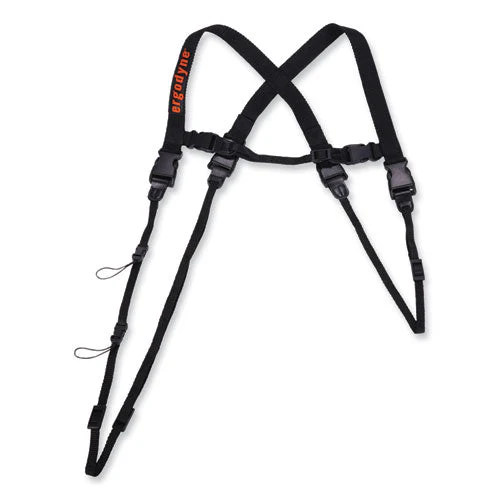Squids 3132 Barcode Scanner Lanyard Harness, Large: 20" Arm Strap, 43" Long Lanyard Strap, Black, Ships In 1-3 Business Days - Image 1