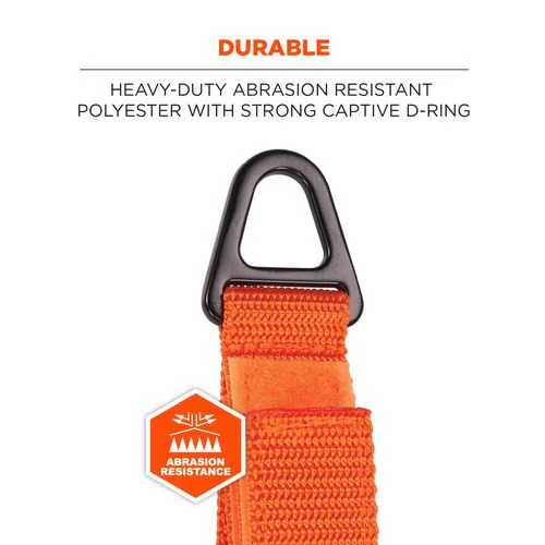 Squids 3172 Anchor Strap Hook/loop Closure For Tool Tethering, 5 Lb Max, 5" Long, Orange, 2/pack, Ships In 1-3 Bus Days - Image 3