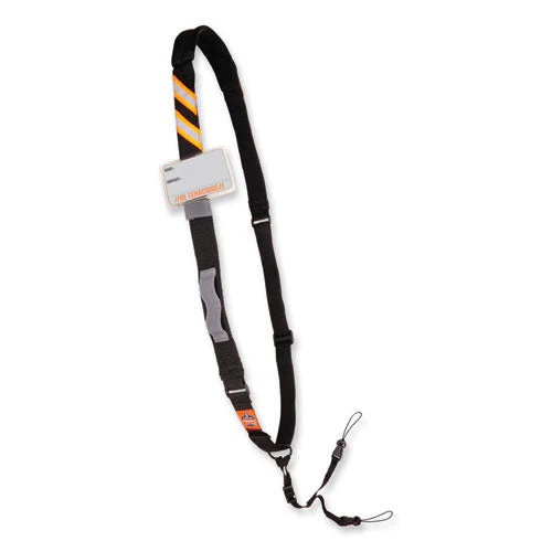 Squids 3137 Padded Barcode Scanner Lanyard Sling, 49" To 60" Long, Black, Ships In 1-3 Business Days - Image 1