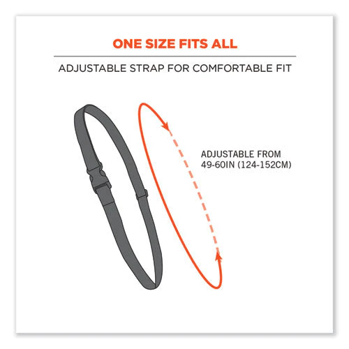 Squids 3137 Padded Barcode Scanner Lanyard Sling, 49" To 60" Long, Black, Ships In 1-3 Business Days - Image 2
