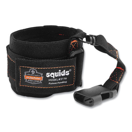 Squids 3192 Wrist Lanyard Tethering Kit, 3 Lb Max Working Capacity, 7.5" Long, Black, Ships In 1-3 Business Days - Image 2