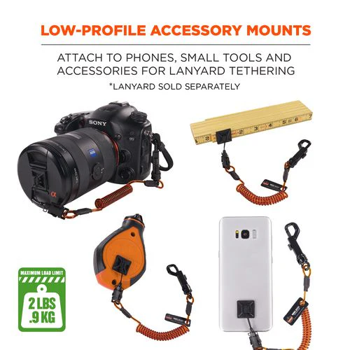 Squids 3701 Mini Adhesive Mount Replacements, 2 Lb Max Safe Working Capacity, 0.9" Long, Black,10/pack, Ships In 1-3 Bus Days - Image 3