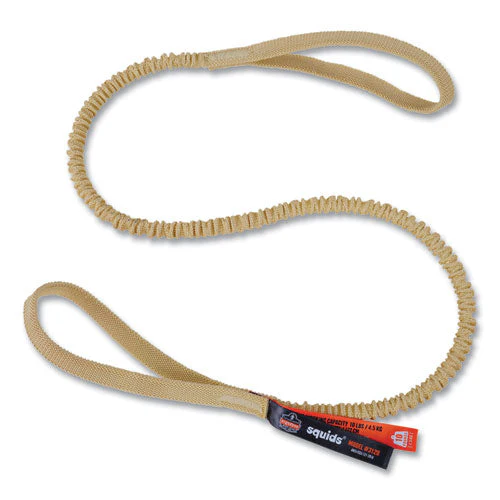 Squids 3120 Burn+cr Aramid Tool Lanyard W/loop Ends, 10 Lb Max Work Capacity, 38" To 48", Yellow, Ships In 1-3 Business Days - Image 1
