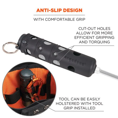 Squids 3745 Tool Grip And Tether Attachment Point, 1 Lb Max Working Capacity, 5.5" Long, Black, 2/pack, Ships In 1-3 Bus Days - Image 3