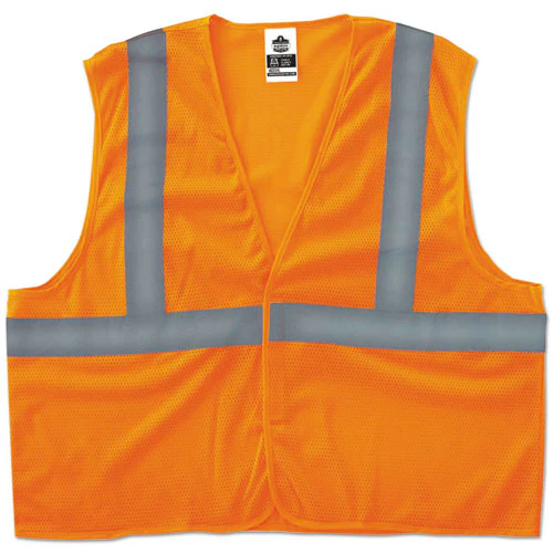Glowear 8205hl Type R Class 2 Super Econo Mesh Vest, Large To X-large, Orange - Image 1