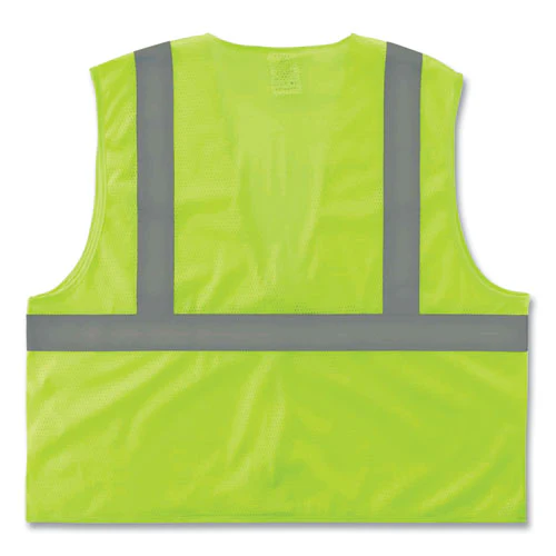 Glowear 8205hl Class 2 Super Economy Mesh Vest, Polyester, Lime, X-small, Ships In 1-3 Business Days - Image 3