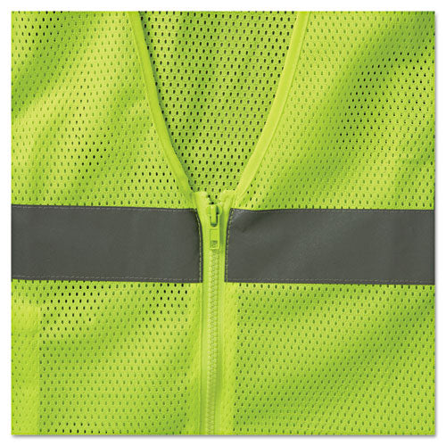 Glowear 8210z Class 2 Economy Vest, Polyester Mesh, Large To X-large, Lime - Image 3