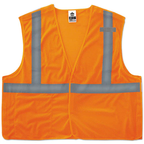 Glowear 8215ba Type R Class 2 Econo Breakaway Mesh Vest, 2x-large To 3x-large, Orange, Ships In 1-3 Business Days - Image 1