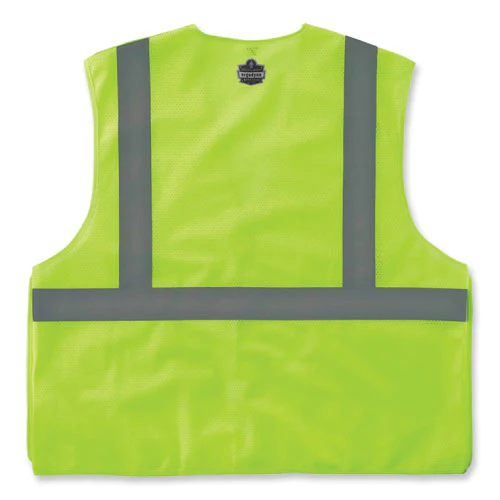 Glowear 8215ba Class 2 Economy Breakaway Mesh Vest, Polyester, X-small, Lime, Ships In 1-3 Business Days - Image 3