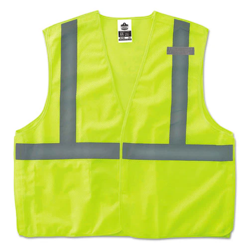 Glowear 8215ba Type R Class 2 Econo Breakaway Mesh Safety Vest, 4x-large To 5x-large, Lime, Ships In 1-3 Business Days - Image 3