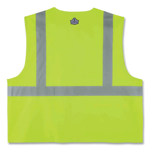 Glowear 8225z Class 2 Standard Solid Vest, Polyester, Lime, Large/x-large, Ships In 1-3 Business Days - Image 3