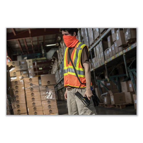 Glowear 8229z Class 2 Economy Two-tone Zipper Vest, Polyester, 2x-large/3x-large, Orange, Ships In 1-3 Business Days - Image 2