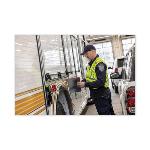 Glowear 8244psv Class 2 Expandable Public Safety Hook And Loop Vest, Polyester, Med/large, Lime, Ships In 1-3 Business Days - Image 2