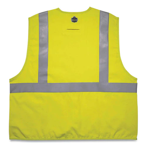 Glowear 8261frhl Class 2 Dual Compliant Fr Hook And Loop Safety Vest, Small/medium, Lime, Ships In 1-3 Business Days - Image 2