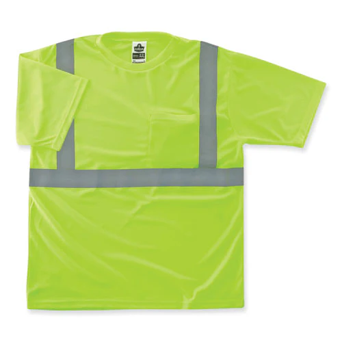 Glowear 8289 Class 2 Hi-vis T-shirt, Polyester, Lime, Medium, Ships In 1-3 Business Days - Image 1