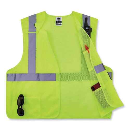 Glowear 8217ba Class 2 Breakaway Mesh Vest, Polyester, Small/medium, Lime, Ships In 1-3 Business Days - Image 3