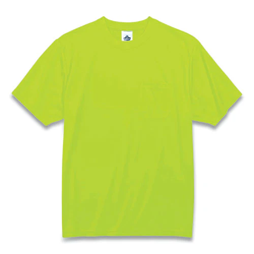 Glowear 8089 Non-certified Hi-vis T-shirt, Polyester, Medium, Lime, Ships In 1-3 Business Days - Image 1