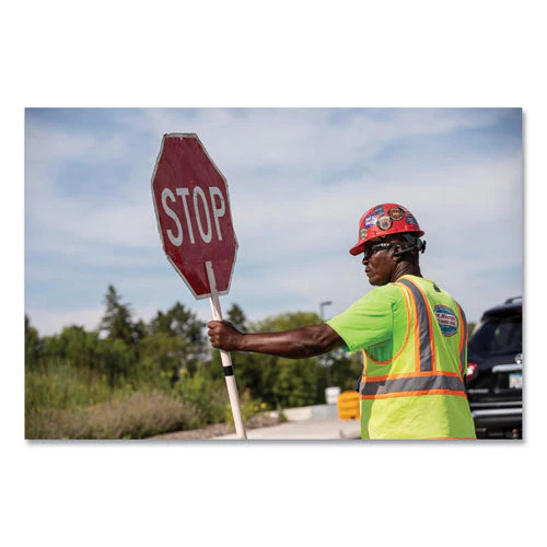 Glowear 8089 Non-certified Hi-vis T-shirt, Polyester, X-large, Lime, Ships In 1-3 Business Days - Image 2