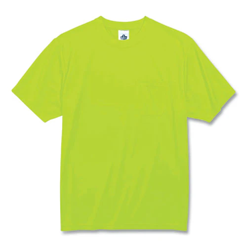 Glowear 8089 Non-certified Hi-vis T-shirt, Polyester, 5x-large, Lime, Ships In 1-3 Business Days - Image 1