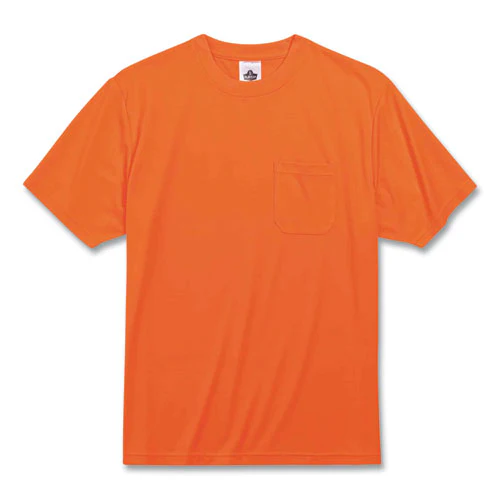 Glowear 8089 Non-certified Hi-vis T-shirt, Polyester, 2x-large, Orange, Ships In 1-3 Business Days - Image 1