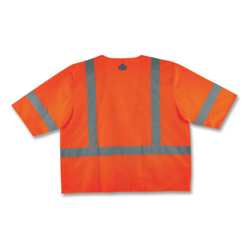 Glowear 8320z Class 3 Standard Zipper Vest, Polyester, Largel/x-large, Orange, Ships In 1-3 Business Days - Image 2