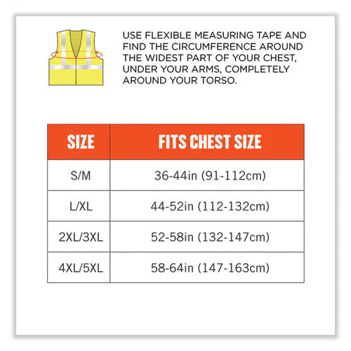 Glowear 8356frhl Class 3 Fr Hook And Loop Safety Vest With Sleeves, Modacrylic. 2xl/3xl, Lime, Ships In 1-3 Business Days - Image 3