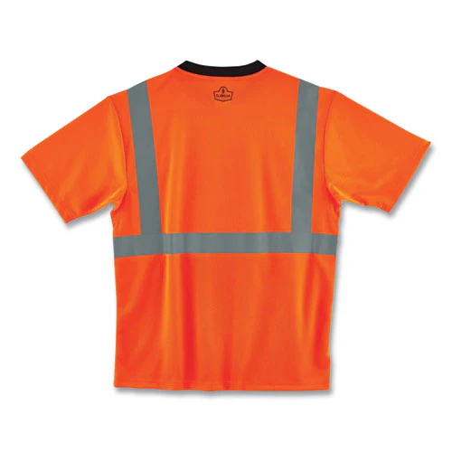 Glowear 8289bk Class 2 Hi-vis T-shirt With Black Bottom, Small, Orange, Ships In 1-3 Business Days - Image 2