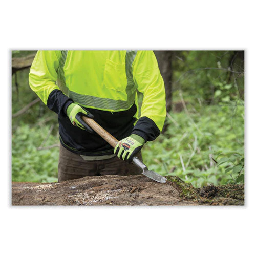 Glowear 8281bk Class 2 Long Sleeve Shirt With Black Bottom, Polyester, 3x-large, Lime, Ships In 1-3 Business Days - Image 2