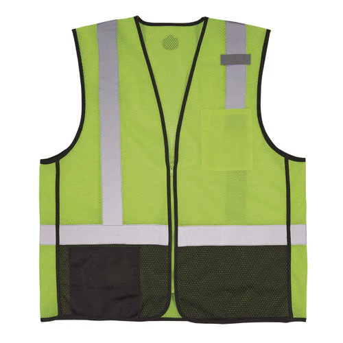 Glowear 8210z Hi-vis Class 2 Mesh Vest, 2x-large To 3x-large, Lime, Ships In 1-3 Business Days - Image 1