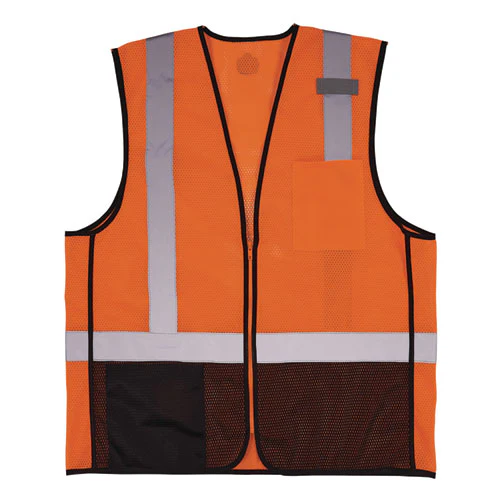 Glowear 8210z Hi-vis Class 2 Mesh Vest, Large To X-large, Orange, Ships In 1-3 Business Days - Image 1