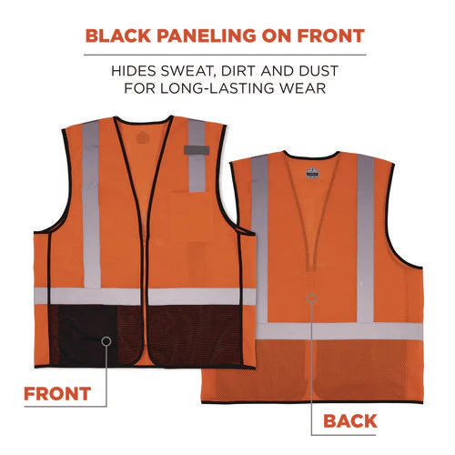 Glowear 8210z Hi-vis Class 2 Mesh Vest, 4x-large To 5x-large, Orange, Ships In 1-3 Business Days - Image 3