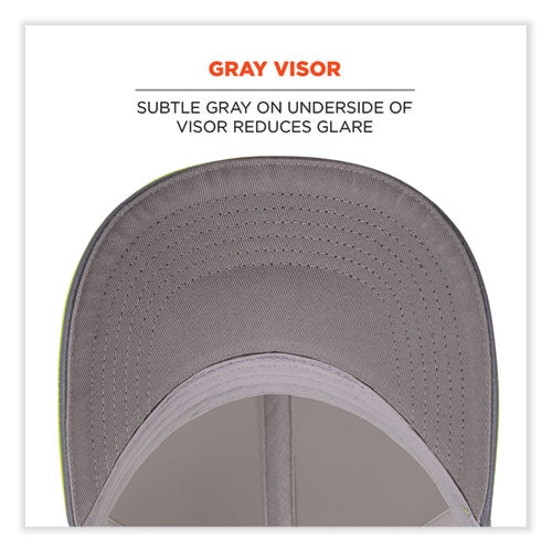 Glowear 8931 Reflective Stretch-fit Hat, Cotton/polyester, Large/x-large, Hi-vis Lime, Ships In 1-3 Business Days - Image 2