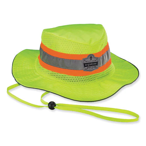 Glowear 8935 Hi-vis Ranger Sun Hat, Polyester, Small/medium, Lime, Ships In 1-3 Business Days - Image 1