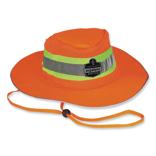 Glowear 8935 Hi-vis Ranger Sun Hat, Polyester, 2x-large/3x-large, Orange, Ships In 1-3 Business Days - Image 1