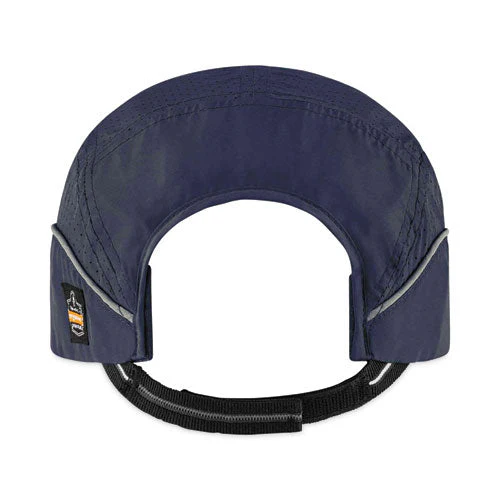 Skullerz 8955 Lightweight Bump Cap Hat, Short Brim, Navy, Ships In 1-3 Business Days - Image 2