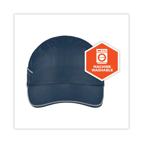 Skullerz 8955 Lightweight Bump Cap Hat, Long Brim, Navy, Ships In 1-3 Business Days - Image 2