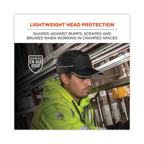 Skullerz 8965 Lightweight Bump Cap Hat With Led Lighting, Short Brim, Navy, Ships In 1-3 Business Days - Image 3
